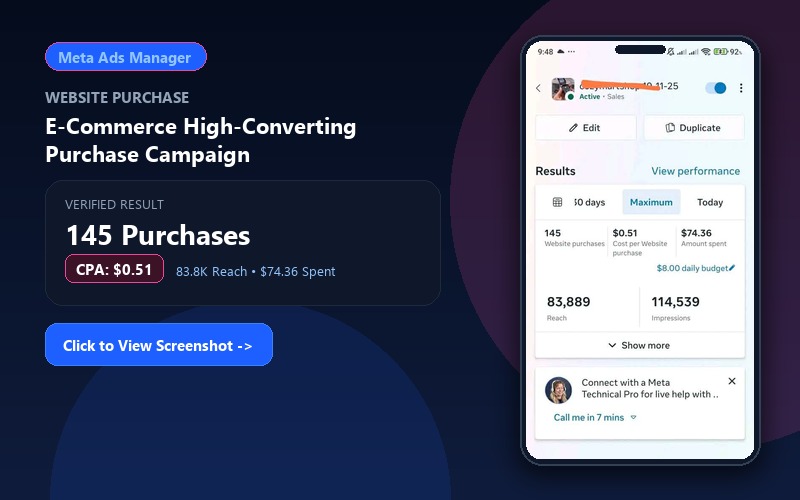 E-Commerce High-Converting Purchase Campaign