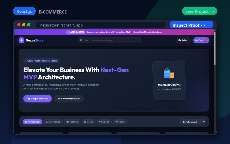 Nexus Store E-Commerce Hub